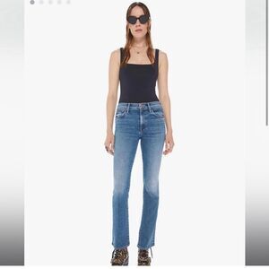 MOTHER Insider Flood Crop in Playing Rough Size 24